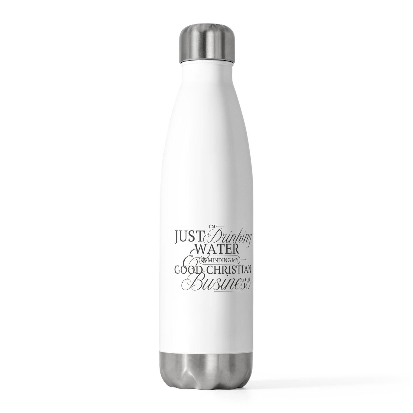 20oz Insulated Water Bottle - Good Christian Business!